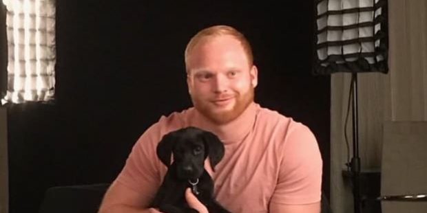 Tyler Matakevich Adopts a Puppy