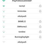 Select the Wifi with Furbo App